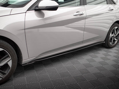 Maxton Design Side Skirts Diffusers Hyundai Elantra Mk7