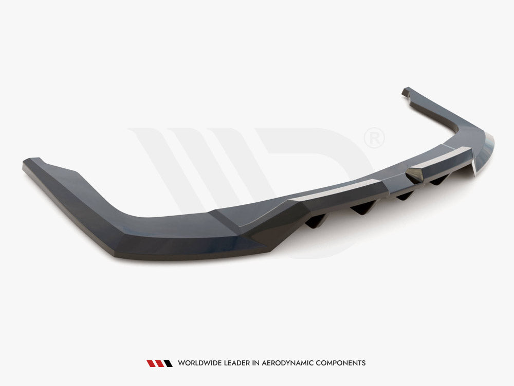 Maxton Design Central Rear Splitter (Vertical Bars) Hyundai Elantra Mk7