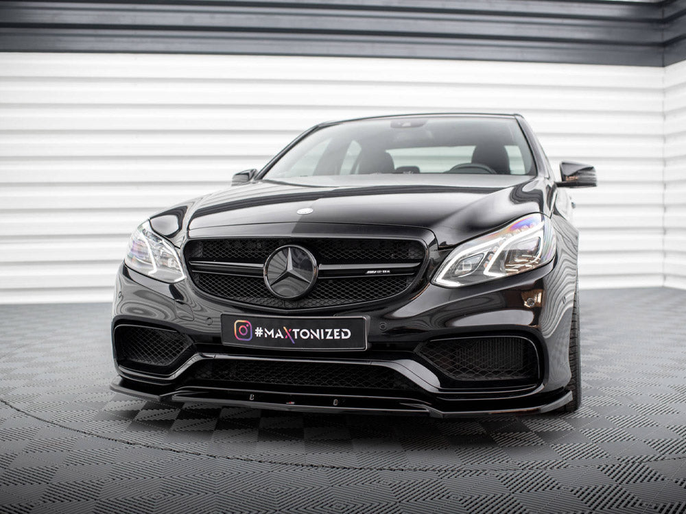 Maxton Design Front Splitter Mercedes E63 AMG Sedan W212 Facelift