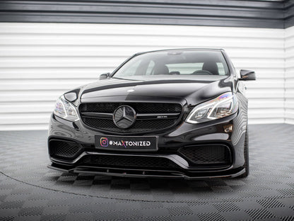 Maxton Design Front Splitter Mercedes E63 AMG Sedan W212 Facelift