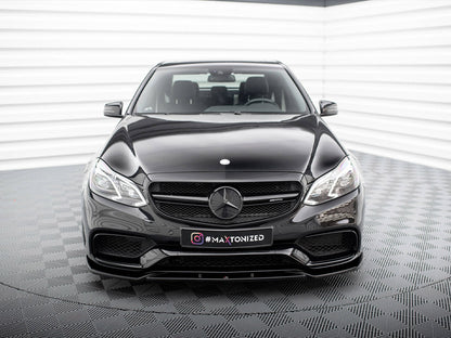 Maxton Design Front Splitter Mercedes E63 AMG Sedan W212 Facelift