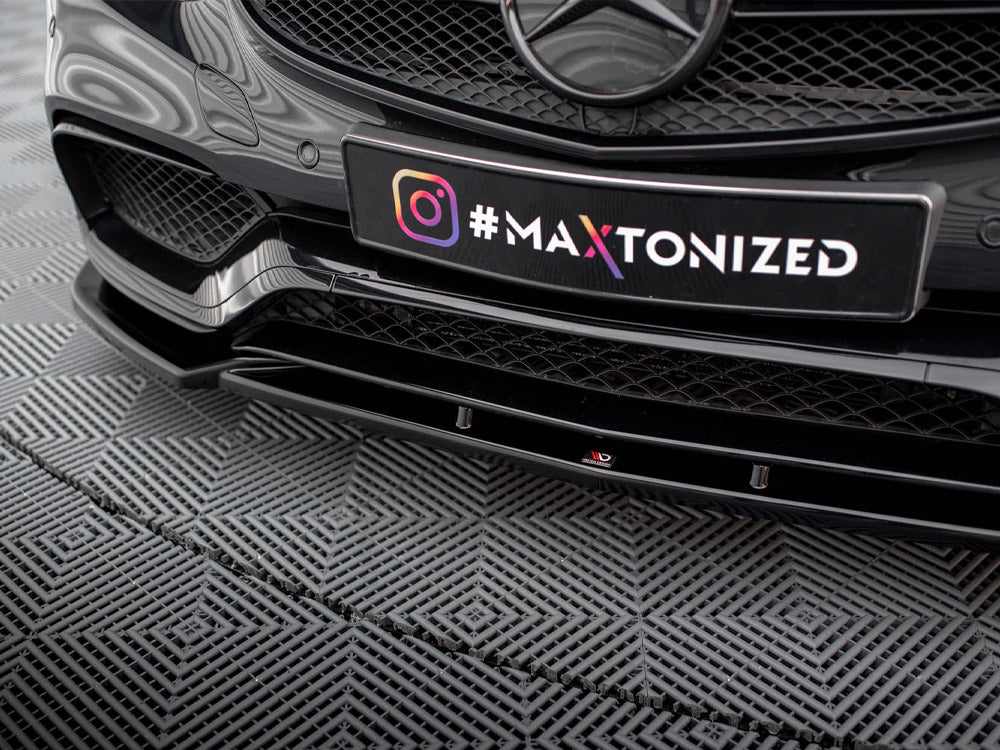 Maxton Design Front Splitter Mercedes E63 AMG Sedan W212 Facelift