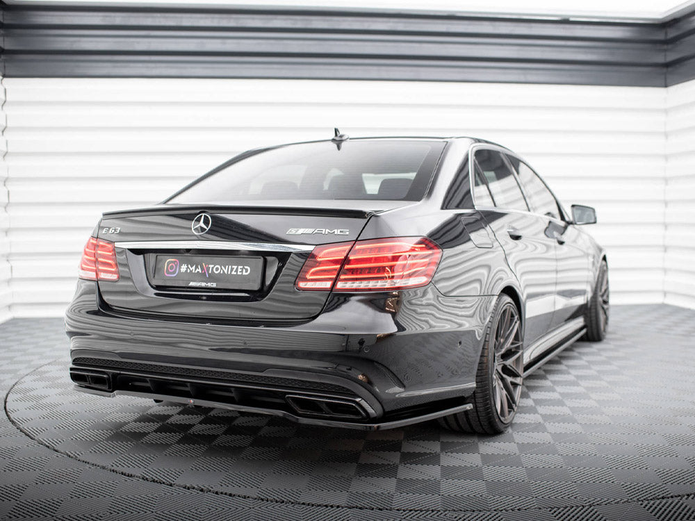 Maxton Design Rear Splitter (Vertical Bars) Mercedes E63 AMG Sedan W212 Facelift