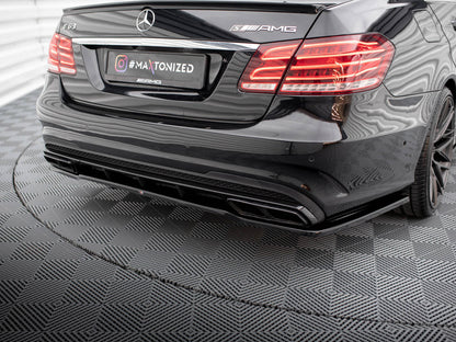 Maxton Design Rear Splitter (Vertical Bars) Mercedes E63 AMG Sedan W212 Facelift