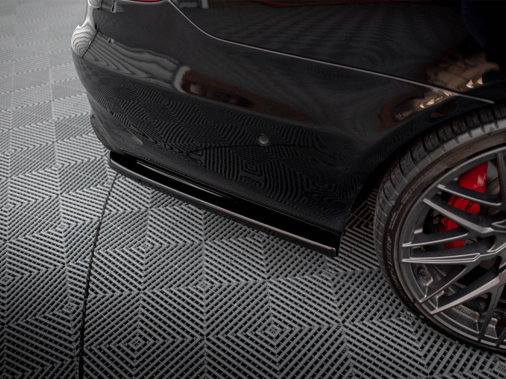 Maxton Design Rear Splitter (Vertical Bars) Mercedes E63 AMG Sedan W212 Facelift