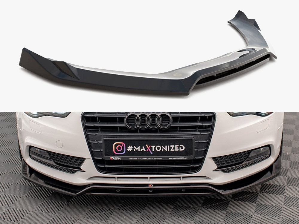 Maxton Design Front Splitter V.2 Audi A5 Coupe / Sportback 8T Facelift