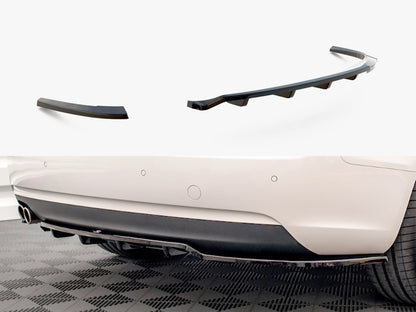 Maxton Design Central Rear Splitter (Vertical Bars) Audi A5 Coupe 8T Facelift