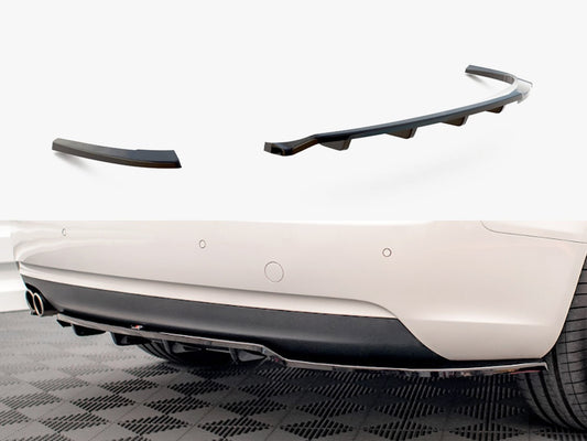 Maxton Design Central Rear Splitter (Vertical Bars) Audi A5 Coupe 8T Facelift