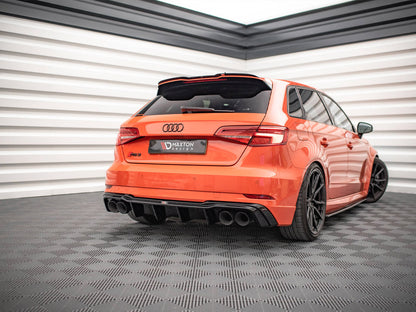 Maxton Design Rear Valance + Milltek Sport Resonated Exhaust Audi RS3 Sportback 8V Facelift
