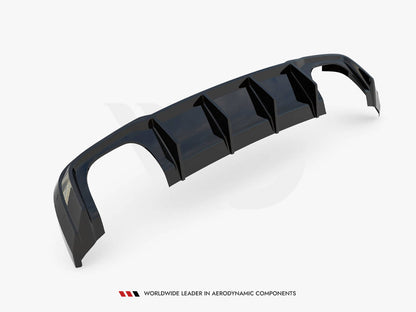 Maxton Design Rear Valance + Milltek Sport Resonated Exhaust Audi RS3 Sportback 8V Facelift