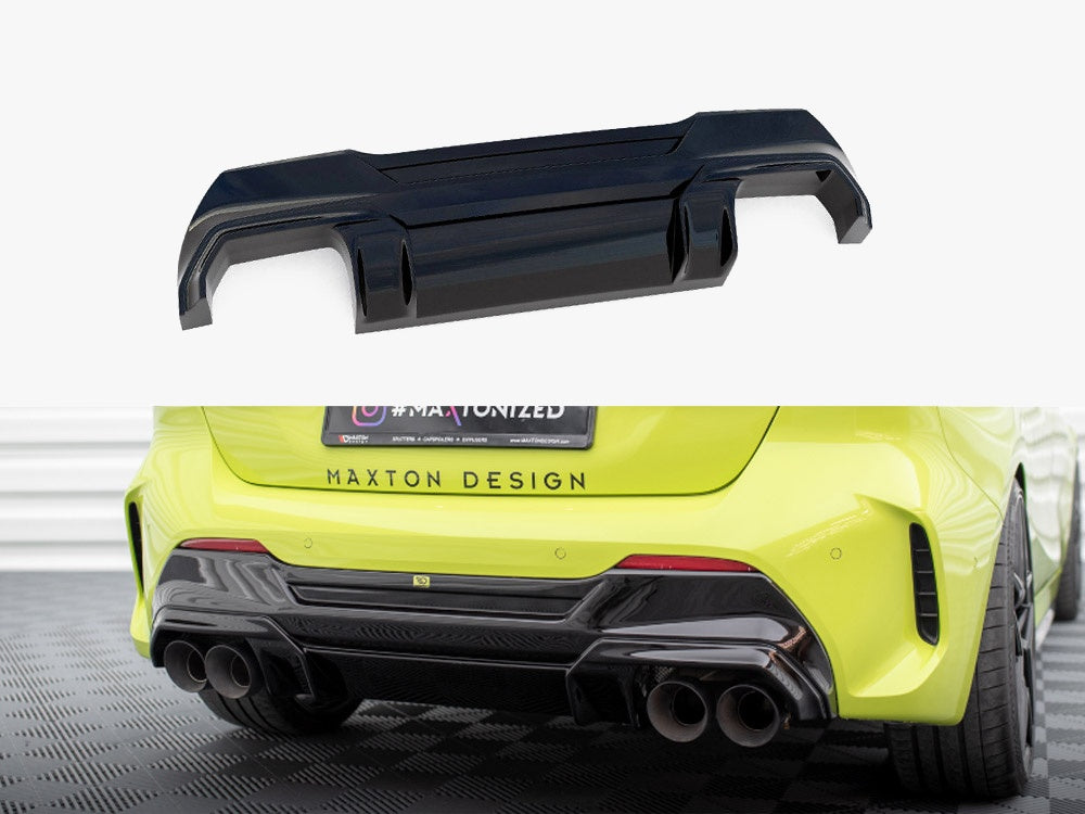 Maxton Design Rear Valance V.2 + Milltek Sport Exhaust BMW 1 F40 M-Pack / M135i