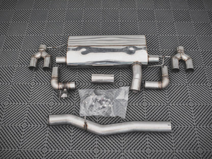 Maxton Design Rear Valance V.2 + Milltek Sport Exhaust BMW 1 F40 M-Pack / M135i