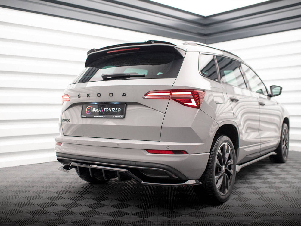 Maxton Design Spoiler CAP Skoda Karoq Sportline Mk1 Facelift
