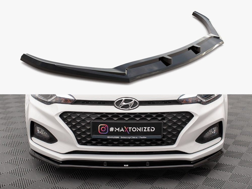 Maxton Design Front Splitter Front Splitter V.1 Hyundai I20 Mk2 Facelift