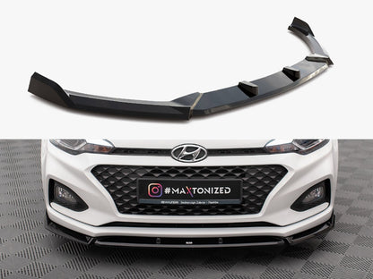 Maxton Design Front Splitter Front Splitter V.2 Hyundai I20 Mk2 Facelift
