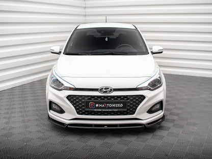 Maxton Design Front Splitter Front Splitter V.2 Hyundai I20 Mk2 Facelift