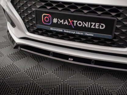 Maxton Design Front Splitter Front Splitter V.2 Hyundai I20 Mk2 Facelift