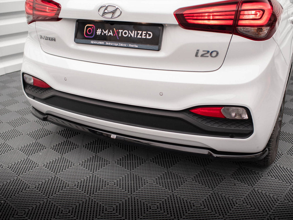 Maxton Design Central Rear Splitter Hyundai I20 Mk2 Facelift