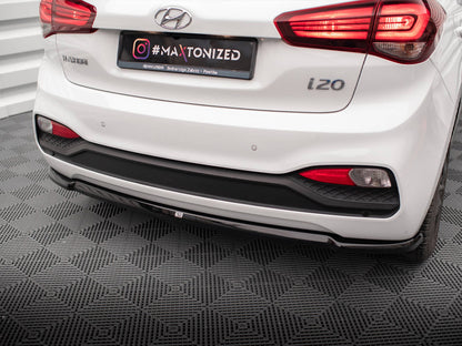 Maxton Design Central Rear Splitter Hyundai I20 Mk2 Facelift