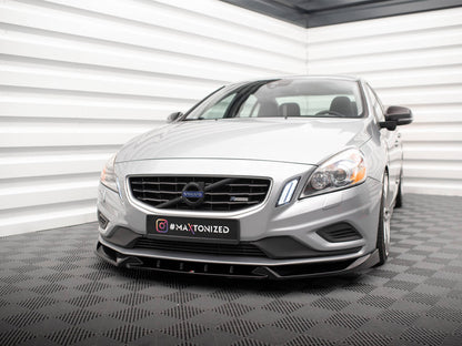 Maxton Design Front Splitter V.1 Volvo S60 R-Design Mk2