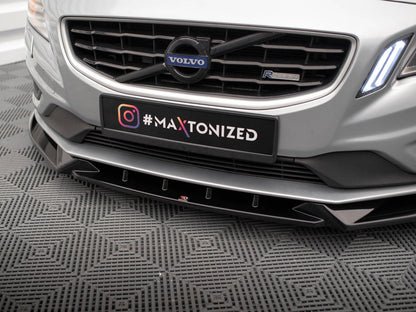 Maxton Design Front Splitter V.1 Volvo S60 R-Design Mk2