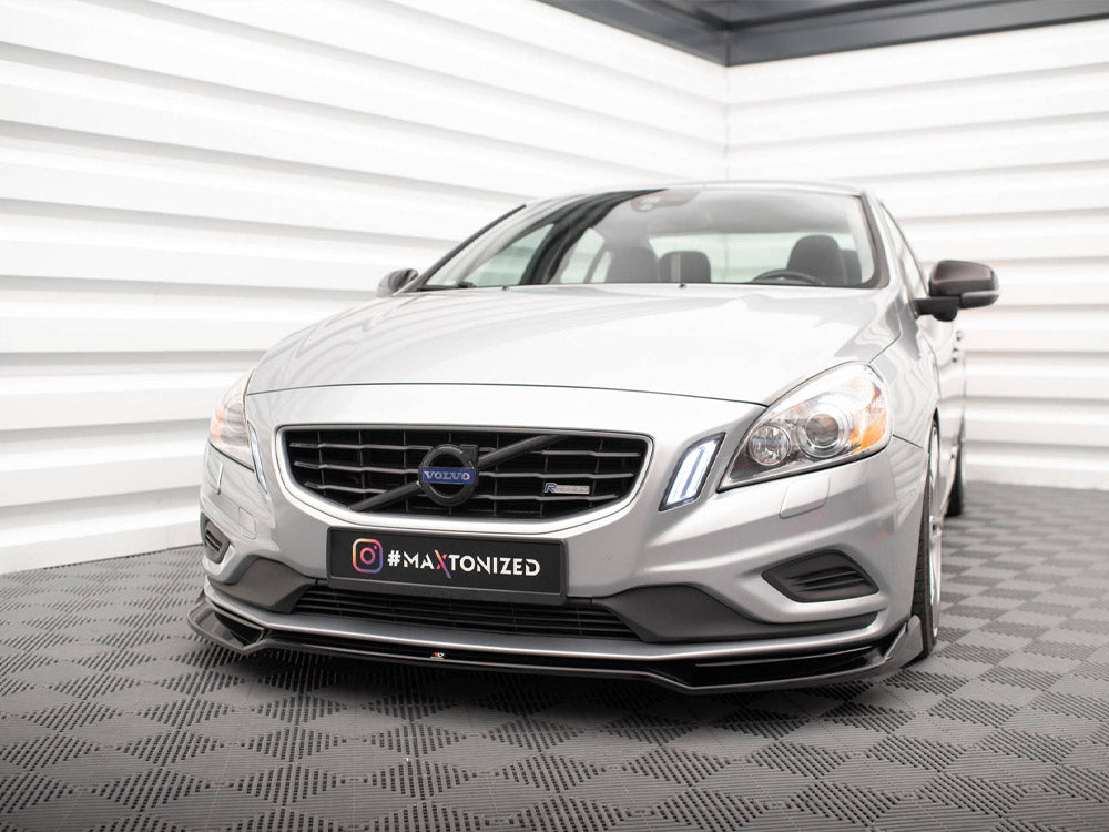 Maxton Design Front Splitter V.2 Volvo S60 R-Design Mk2