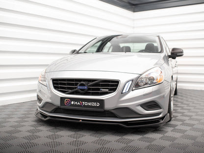 Maxton Design Front Splitter V.2 Volvo S60 R-Design Mk2