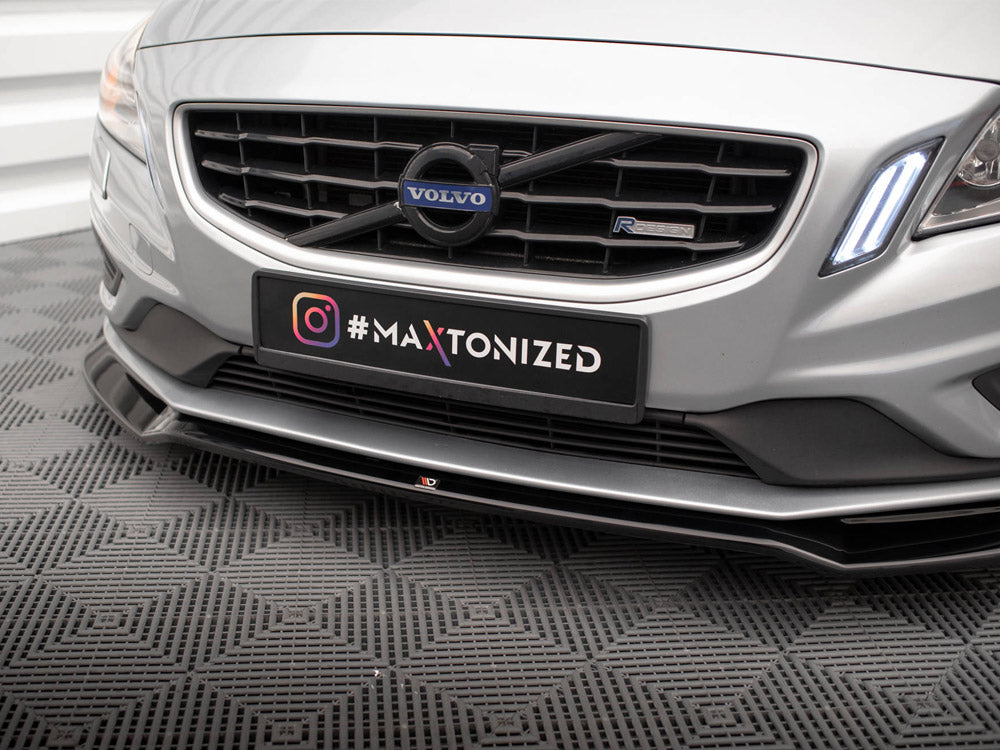 Maxton Design Front Splitter V.2 Volvo S60 R-Design Mk2