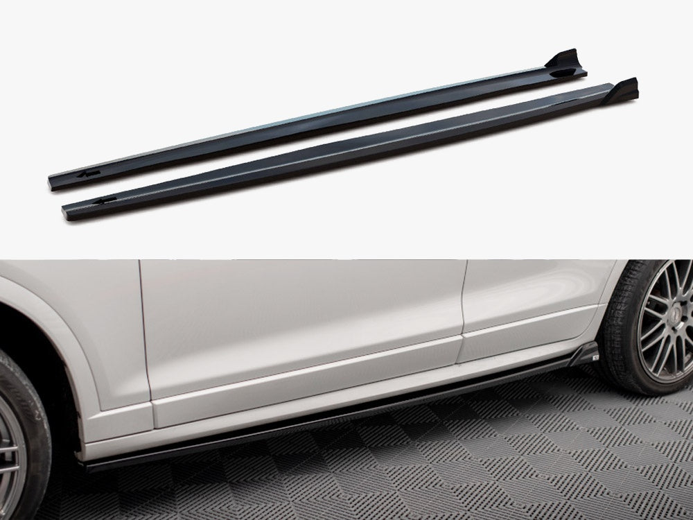 Maxton Design Side Skirts Diffusers BMW X3 M-Pack F25