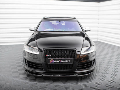 Maxton Design Front Splitter V.2 Audi RS6 Avant C6