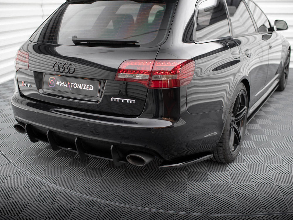 Maxton Design Rear Side Splitters Audi RS6 Avant C6
