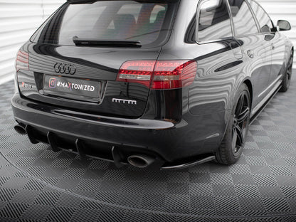 Maxton Design Rear Side Splitters Audi RS6 Avant C6