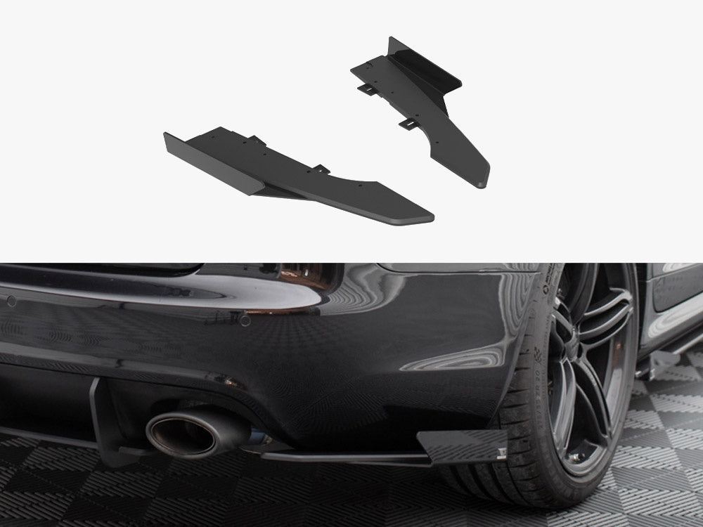 Maxton Design Street Pro Rear Side Splitters + Flaps Audi RS6 Avant C6