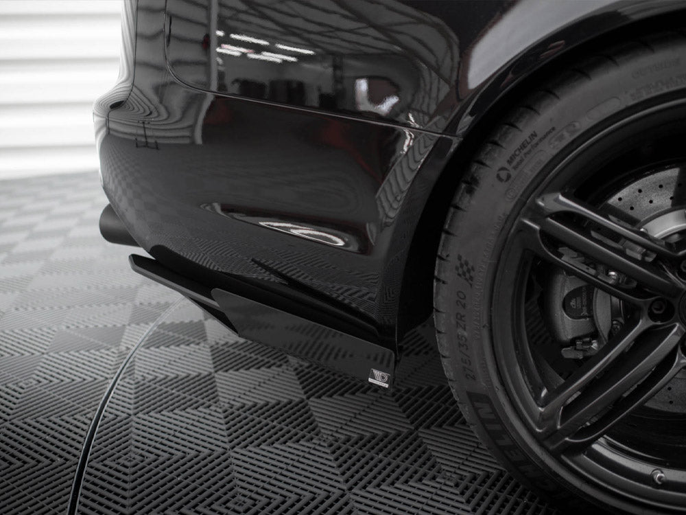 Maxton Design Street Pro Rear Side Splitters + Flaps Audi RS6 Avant C6