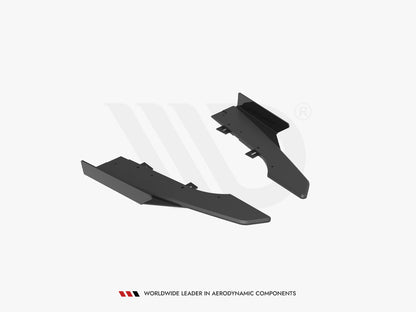 Maxton Design Street Pro Rear Side Splitters + Flaps Audi RS6 Avant C6
