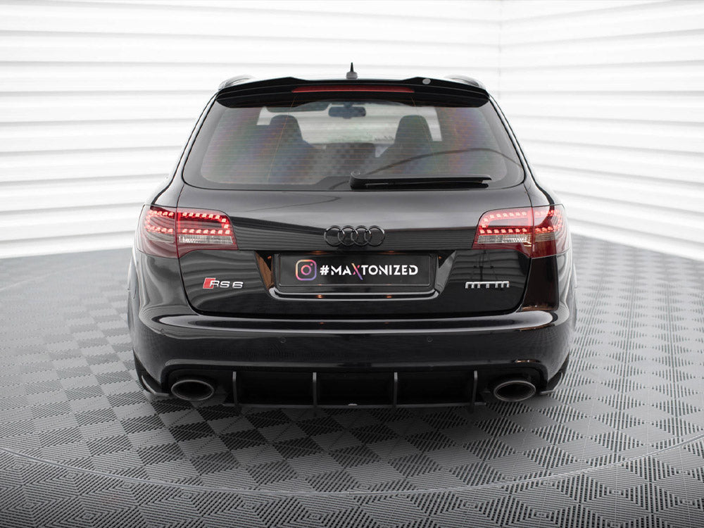 Maxton Design Street Pro Rear Side Splitters Audi RS6 Avant C6