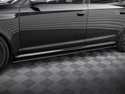 Maxton Design Street PRO Side Skirts Diffusers Audi RS6 Avant C6