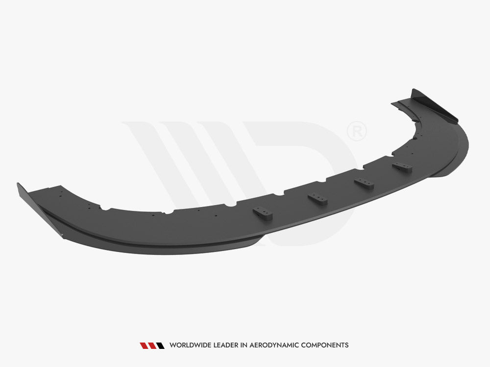 Maxton Design Street PRO Front Splitter + Flaps Audi RS6 Avant C6