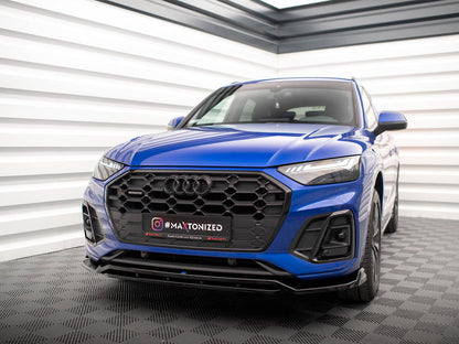 Maxton Design Front Splitter V.1 Audi SQ5 / Q5 S-Line SUV / Sportback Mk2 Facelift