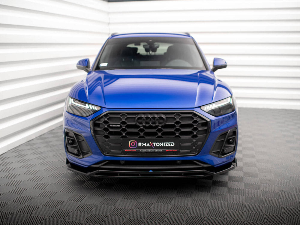 Maxton Design Front Splitter V.1 Audi SQ5 / Q5 S-Line SUV / Sportback Mk2 Facelift