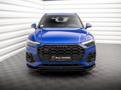 Maxton Design Front Splitter V.1 Audi SQ5 / Q5 S-Line SUV / Sportback Mk2 Facelift