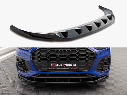 Maxton Design Front Splitter V.2 Audi SQ5 / Q5 S-Line SUV / Sportback Mk2 Facelift