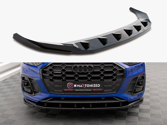 Maxton Design Front Splitter V.2 Audi SQ5 / Q5 S-Line SUV / Sportback Mk2 Facelift