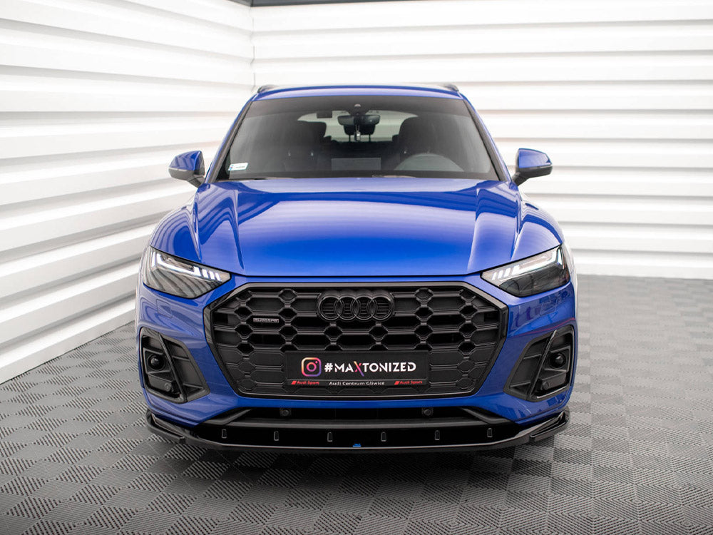 Maxton Design Front Splitter V.2 Audi SQ5 / Q5 S-Line SUV / Sportback Mk2 Facelift