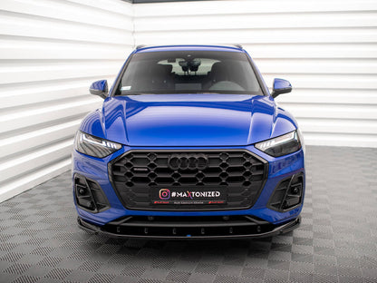Maxton Design Front Splitter V.2 Audi SQ5 / Q5 S-Line SUV / Sportback Mk2 Facelift