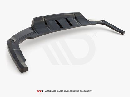Maxton Design Central Rear Splitter (Vertical Bars) Audi Q5 S-Line SUV Mk2 Facelift