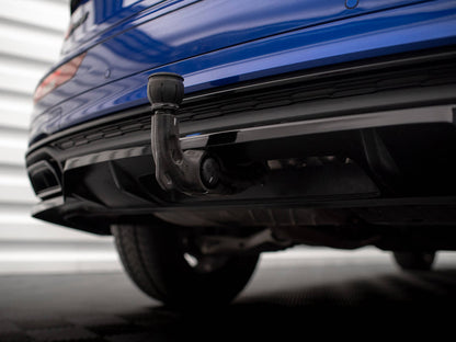 Maxton Design Central Rear Splitter (Vertical Bars) Audi Q5 S-Line SUV Mk2 Facelift