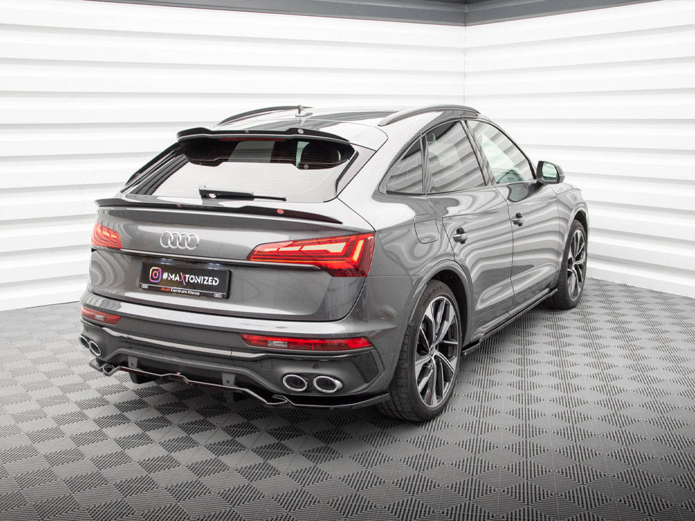 Maxton Design Upper Spoiler CAP Audi SQ5 / Q5 S-Line Sportback Mk2 Facelift