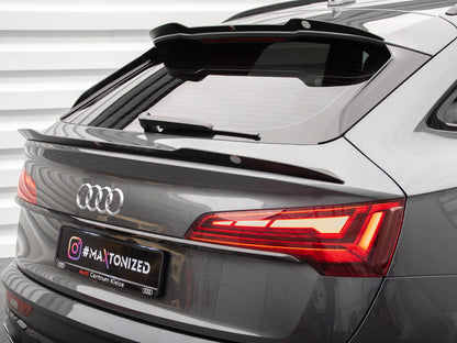 Maxton Design Lower Spoiler CAP Audi SQ5 / Q5 S-Line Sportback Mk2 Facelift