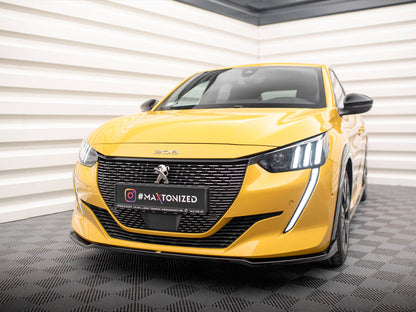 Maxton Design Front Splitter V.2 Peugeot 208 GT Mk2